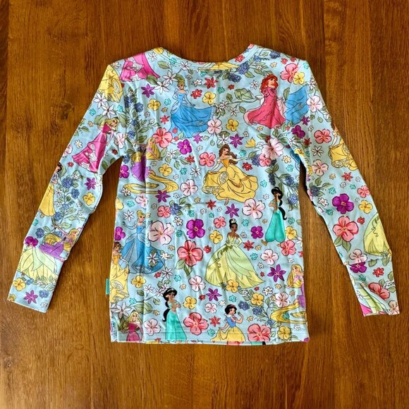POSH PEANUT X DISNEY Princess Pajamas Girls 3T-4T 3-4 NEW Cinderella Belle NWT - Picture 3 of 11